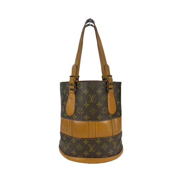 Louis Vuitton Monogram Bucket PM Bag Petite Noe Style Vintage USA Made - Picture 1 of 13